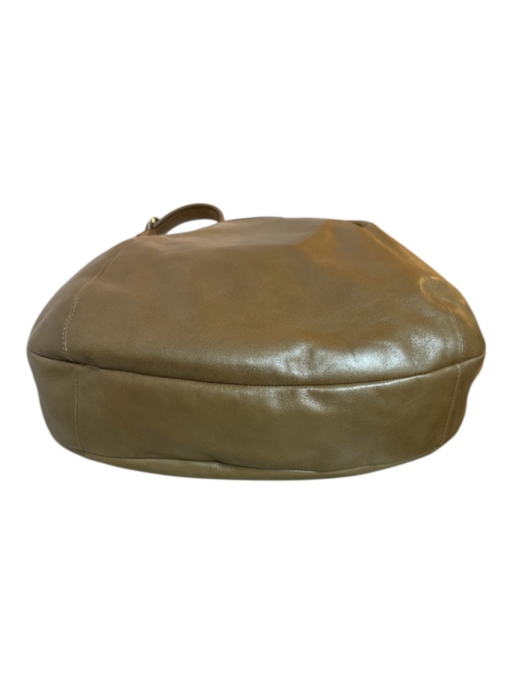 Coach Carly Hobo Bag | Metallic Bronze Leather Shoulder Bag - Picture 5 of 6